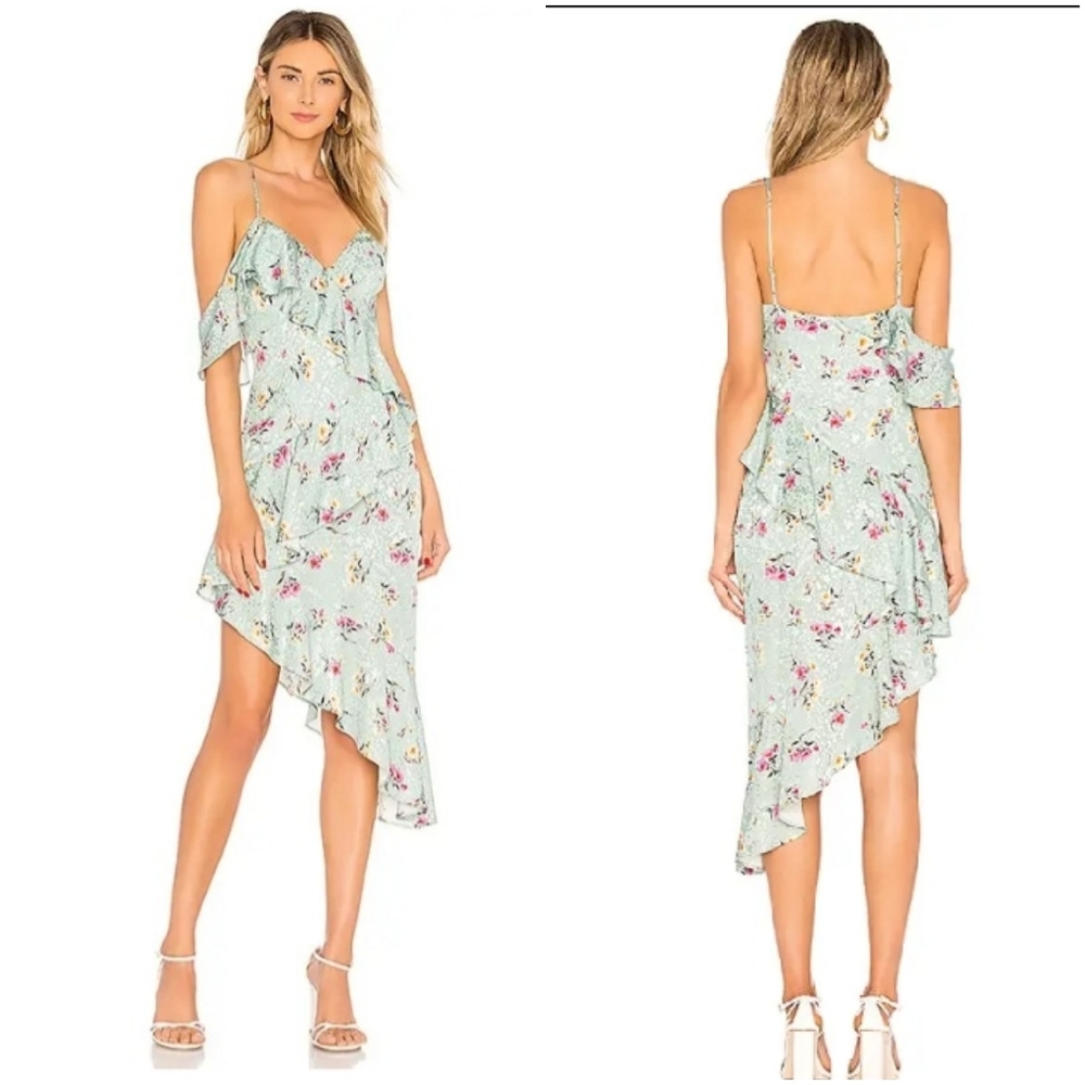 Majorelle Ruffled Dress